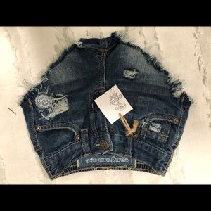 Vintage style cutoff shorts